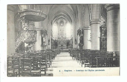 3  -  Enghien  -  Intérieur De L'Eglise Paroissiale  1912 - Enghien - Edingen