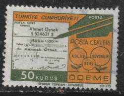 TURQUIE 952 // YVERT 2118 // 1975 - Used Stamps