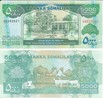 Somaliland - 5000 Shillings 2016 UNC P. 21d Lemberg-Zp - Somalia