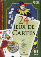 PC CD-ROM -24 Jeux De Cartes - Tarot,belotte,crapette,rami,réussites,poker,nain Jaune,whist,huit Américain,barbu ... - C - Giochi Di Società