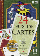 PC CD-ROM -24 Jeux De Cartes - Tarot,belotte,crapette,rami,réussites,poker,nain Jaune,whist,huit Américain,barbu ... - C - Gezelschapsspelletjes