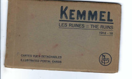 KEMMEL LES RUINES 1914-18    10 CARTES VUES DETACHABLES - Heuvelland