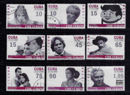 CUBA 2009 STAMPWORLD 5250-5258 CANCELLED - Gebraucht