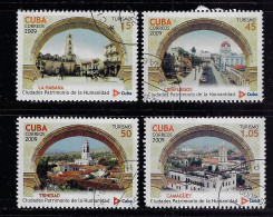 CUBA 2009 STAMPWORLD 5283-5286 CANCELLED - Oblitérés