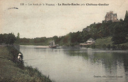 La Haute Roche - Près Château Gontier - Les Bords De La Mayenne - Pêcheur Pêche à La Ligne - Chateau Gontier