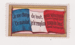 Vignette Militaire Delandre - Patriotique - Je Me Charge De Tout, Nous Vaincrons - Military Heritage