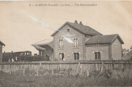 ACHEUX-EN-AMIENOIS  -  La Gare - Acheux En Amienois