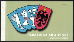 Albania 2001 _ Coats Of Arms - Booklet _ MNH** - Timbres