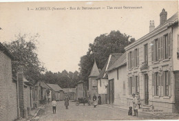 ACHEUX-EN-AMIENOIS  -  Rue De Bertrancourt - Acheux En Amienois