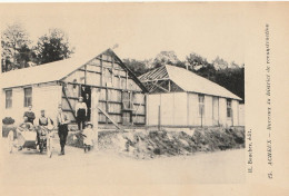 ACHEUX-EN-AMIENOIS  -  Bureau Du District De Reconstruction ( Side Car ) - Acheux En Amienois