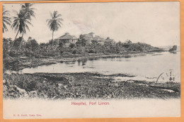 Port Limon Costa Rica 1906 Postcard - Costa Rica