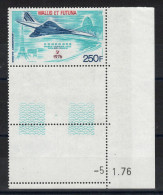 Wallis Et Futuna - YV PA 71 N** MNH Luxe Petit Coin Daté , Concorde Cote 31+ Euros - Unused Stamps
