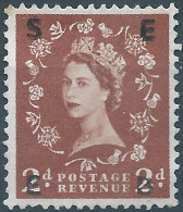 Great Britain,1952 -1954 Queen Elizabeth II , 2P Revenue Overprinted S E E B. Mint - Steuermarken