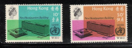 HONG KONG Scott # 229-30 MH - QEII New WHO Headquarters - Neufs