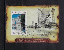 CUBA 2008 MINI SHEET STAMPWORLD 5150 CANCELLED - Used Stamps