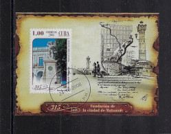 CUBA 2008 MINI SHEET STAMPWORLD 5150 CANCELLED - Oblitérés