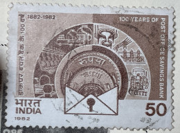 INDIA - (0) - 1982  #  992    SEE PHOTO FOR CONDITION OF STAMP(S) - Gebraucht