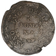 Italie-République Romaine (1798-1799) Un Baiocco 1798 Fermo - Altri & Non Classificati