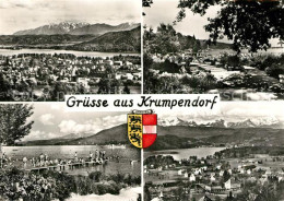 73245897 Krumpendorf Woerthersee Gesamtansicht Mit Alpenpanorama Uferpromenade B - Autres & Non Classés