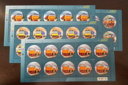 Thailand Stamp FS 2017 120th Anniversary Of The State Railway Of Thailand - Tailandia