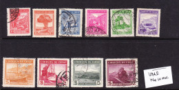 Chile 1942 Issues No Watermark - Chili