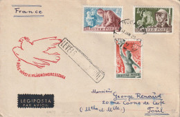 Lettre - HONGRIE - Budapest Avec N°976/8 (1950) Pour La Paix - Storia Postale