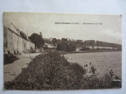 CPA SAINT FARGEAU LES BORDS DE LA  SEINE - Saint Fargeau Ponthierry