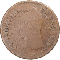 Monnaie, France, Dupré, Decime, AN 7, Paris, B+, Bronze, Gadoury:187, KM:644.1 - Sonstige & Ohne Zuordnung