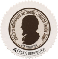 ** 829-830 Czech Republic J. Cimrman, Inventor Of Round Stamps 2014 Theatre And Film Character - Writers
