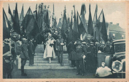 FAMILLES ROYALES - Inauguration D'un Monument Des Anciens Combattants Au Borinage - Carte Postale Ancienne - Familles Royales