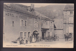 CP 70 FAUCOGNEY Place De L'Hotel Des Vosges - Faucogney