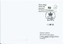 Vignette De Distributeur IAR - ATM - Post & Go - Machin - QEII - Jubilé De Platine De La Reine - Post & Go (automatenmarken)