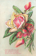 FLEURS PLANTES ARBRES - Fleurs - Roses - Colorisé - Carte Postale Ancienne - Fleurs