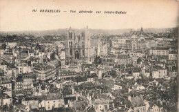 BELGIQUE - Bruxelles - Vue Générale Sur Sainte Gudule - Carte Postale Ancienne - Monuments