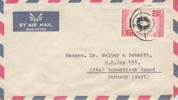 JORDAN - AIRMAIL Ca 1958 - SCHWÄB. GMÜND/DE / 1212 - Jordanië