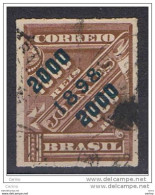 BRASILE:  1898  SOPRASTAMPATO  -  2000/1000 R. BRUNO  US. -  YV/TELL. 100 - Usati