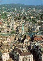 SUISSE - Zurich - Flugaufnahme - Colorisé - Carte Postale Ancienne - Zürich