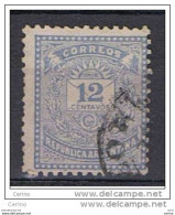 ARGENTINA:  1882  LITOGRAFICO  -  12 C. OLTREMARE  US. -  D. 12  -  YV/TELL. 53 - Used Stamps