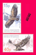 ABKHAZIA 2019 Europa CEPT Theme Fauna Predatory Birds Of Prey Golden Eagle & Bald Vulture 2v MNH - 2019