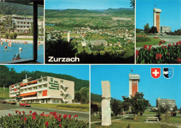 SUISSE - Argovie - Zurzach - Mutlivues - Colorisé - Carte Postale Ancienne - Zurzach