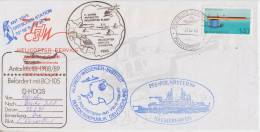 Germany Antarctic Heli Flight From Polarstern To Drescher Inlet 22.2.1990 (SZ151) - Polar Flights