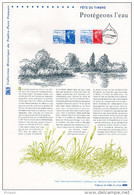 " JDT 2010 : PROTEGEONS L'EAU / MARIANNE DE BEAUJARD " Sur Document Philatélique Officiel 1°Jour De 2010. N°YT 4439. DPO - 2008-2013 Marianne Van Beaujard