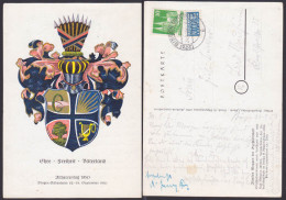Alt-Herrentag 1950, Wappen Ehre - Freiheit - Vaterland, Bingen älteste Wappen Der Burschenschaft - Scoutisme