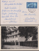Templin FDGB-Ferienhaus "Aufbau" Haus 2  Foto Mit 10 Pf. August Bebel DDR 473 - Templin