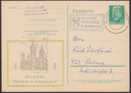 Naumburg C-Ganzsache 60 Jahre Philatelie  14.11.64, P71 - - Cartes Postales Privées - Oblitérées