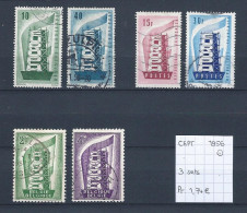 (TJ) Europa 1956 - 3 Sets ((gest./obl./used) - 1956