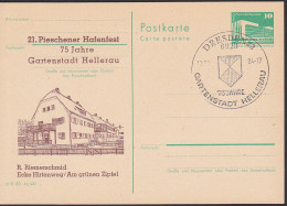 Dresden Gartenstadt Hellerau 21. Pieschener Hafenfest,  (26b - 84) SoSt. 17.6.84 - Postales Privados - Usados