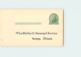 USA - Intero Postale - Stationery - 1c. - The Walter C. Swengel Neoga -  JEFFERSON - 1921-40