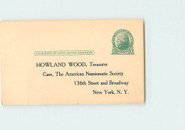 USA - Intero Postale - Stationery - 1c. - JEFFERSON - HOWLAND WOOD  The American Numismatic Society - 1921-40