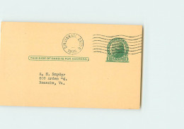 USA - Intero Postale - Stationery - 1c. - JEFFERSON -  CINCINNATI - 1921-40